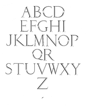 Art: Sample of 
Roman Inscriptional Caps